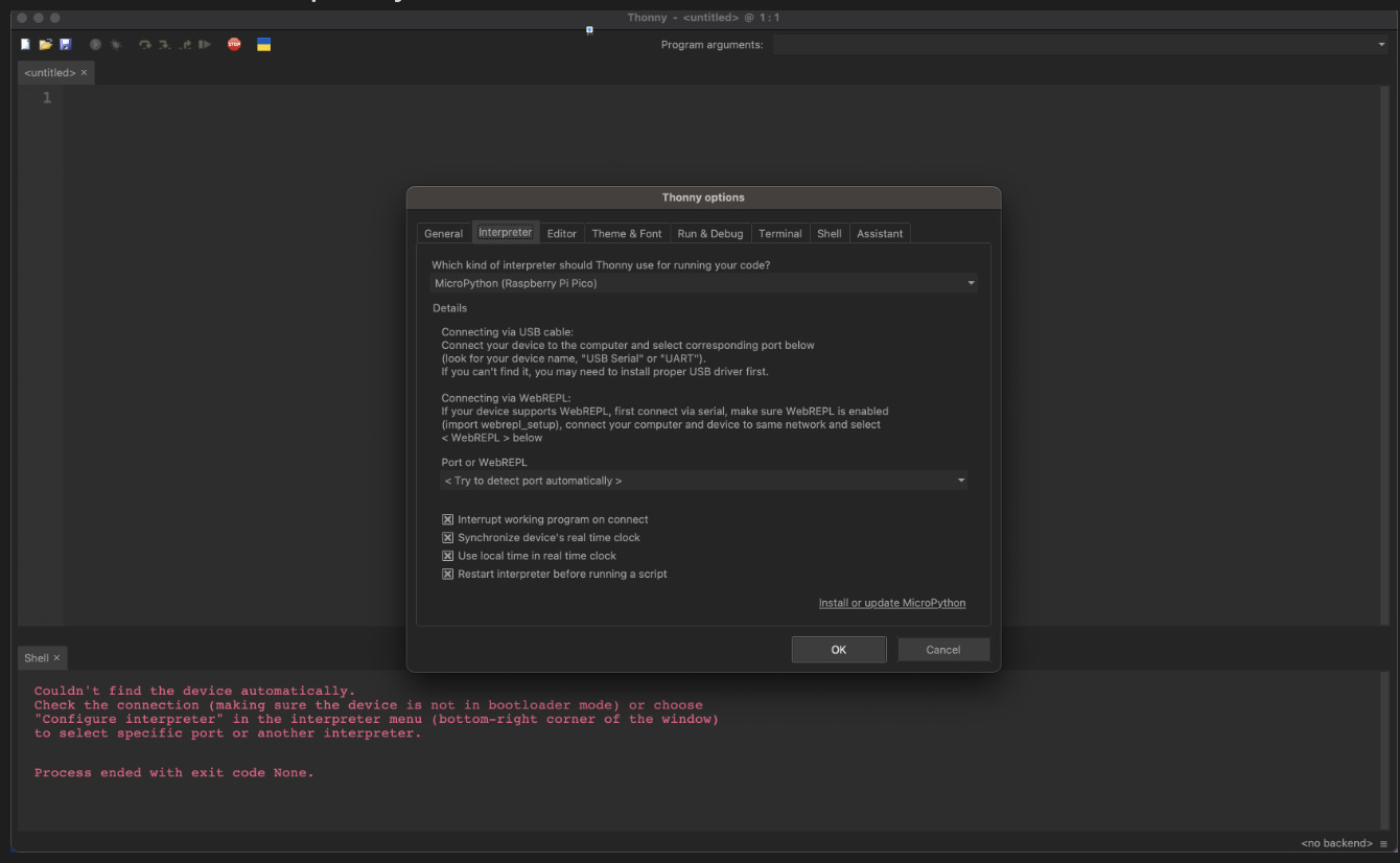 Thonny for Pico